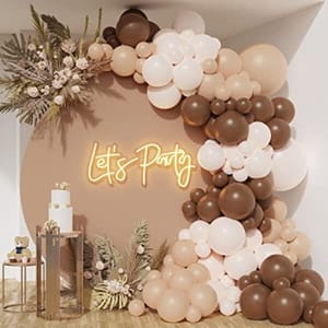 Jungle Safari Theme Exclusive Balloon Garland Kit With Ivy Vines Leaf Garland Combo 169 Pcs With Decoration Service At Your Place