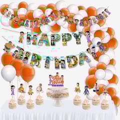 Customized/Personalized (Chota Bheem Theme Party Supplies)  With Decorative Service At Your Place.