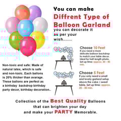 Rainbow Theme Birthday Party Decoration With Happy Birthday Backdrop Banner And Foil Balloons 56Pc With Decorative Service At Your Place.