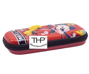 EVA 3D Pencil Pouch Disney Mickey Mouse Red Pencil Case for Kids Pencil Box