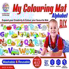 My Colouring MAT for Kids Reusable and Washable (ABCD) GIFT, RETURN GIFT, GIFT FOR KIDS, ART AND CRAFT, DRAWING, COLOURING SET, FOR GIRLS, FOR BOYS, BIRTHDAY GIFT