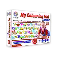 My Colouring MAT for Kids Reusable and Washable (ABCD) GIFT, RETURN GIFT, GIFT FOR KIDS, ART AND CRAFT, DRAWING, COLOURING SET, FOR GIRLS, FOR BOYS, BIRTHDAY GIFT