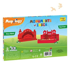 MOPOLOGY Monuments of India Red Fort & Hawa Mahal Construction, Puzzles Set - Educational Toy for Boys & Girls Above 5 Years, Gift for Kids, Gift for Back to School, Return Gift, for Boys, Girls