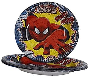 All Party Product Theme Based Party Product Cartoon Print Birthday Party Supplies ( 10 Plate) (Spiderman)