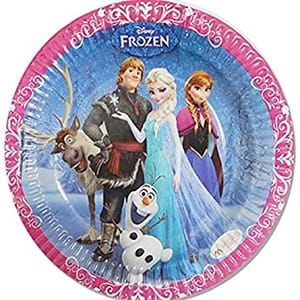 All Party Product Theme Based Party Product Cartoon Print Birthday Party Supplies ( 10 Plate) (Frozen)