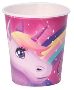 All Party Product Theme Based Party Product Cartoon Print Birthday Party Supplies (Unicorn Purple Cup New) Pack of 10