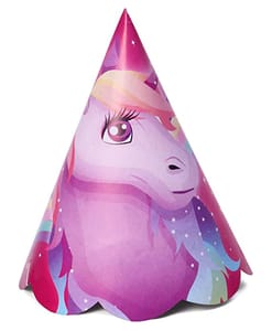 BIRTHDAY PARTY cartoon character Unicorn purple print CAP for kids, boys, girl, family , Festival gift (Unicorn Purple NEW) QTY 10, NEW YEAR GIFT