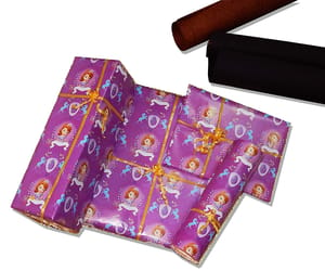 SOFIA PRINCESS Wrapping Paper Gift Wrapping Paper Roll Design for Wedding,Birthday, Shower, Congrats Gifts Size - 50.5 x 70.5 cm (SOFIA PRINCESS, Character Theme set of 10)