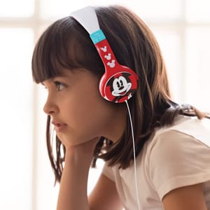 Mickey Mouse Headphone GADGET Reconnect Marvel Disney Sound Suit Kids Edition Series 100 Wired Headphone Specially Crafted for Children