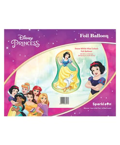 Disney Princess SNOWWHITE MAX CUTOUT Foil Balloon Size: W 26? X H 34.5? (Pack of One) Princess Theme Parties and Birthday Decorations Princess Party Supplies