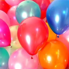 Balloons for Decoration of Metallic Balloon Mix Extra Thick Round Shop Decoration, Birthday Party, Wedding, After-Party, Performance, Decoration, 10 inches (30 cm), 15 Colors