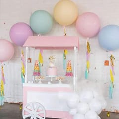 Balloons for Decoration of Pestal Balloon Mix Extra Thick Round Shop Decoration, Birthday Party, Wedding, After-Party, Performance, Decoration, 10 inches (30 cm), 8 Colors