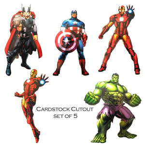 Avenger Set of 5 cutout
