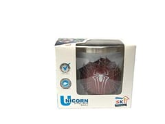 Unicorn Inner Steel Mug 250 ml Spiderman Character Printed (Set of 2)