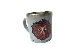 Unicorn Inner Steel Mug 250 ml Spiderman Character Printed (Set of 2)