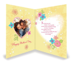 Personalised Card For Happy Mother's Day Mom Personalised Card For Mother's Day Gift ,Gift For Mom (Multicolor )