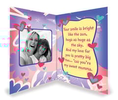 Personalised Card For Mother's Day Mom This Is A Cool Personalised Card ,Gift For Mom (Multicolor )