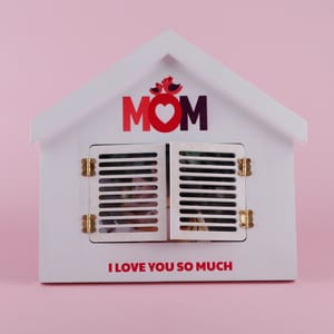 I Love You So Much Mom Wooden Photoframe For Mother's Day Gift For Mom, Photoframe For MOM