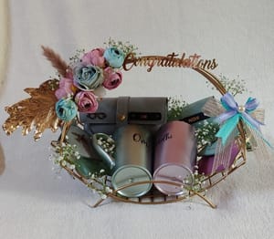 Mr & Mrs Gift Hamper set of 7 Item includes mugs Coaster set,sunglass,luggage tags