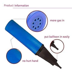AIR Balloon Pump for Foil Balloons and Inflatable Toys Party Accessory Portable Air Balloon Pump Pack of 2 / Air Pump for Balloons / High Output Hand Air Balloon Pump / Balloon Pumps / Balloons Pump Hand (Size 27cm, Multi Color) pack of 2