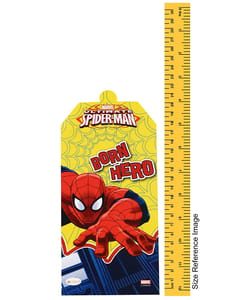 Spiderman Happy Birthday Invitation Card (Qty 10) For Spiderman Theme Birthday Party with Atrractive Colours And Print For Boys