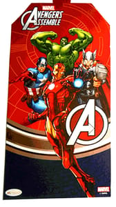Avenger Happy Birthday Invitation Card (Qty 10) For Avenger Theme Birthday Party with Atrractive Colours And Print For Boys