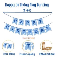 Decor Spree Paw Petrol Theme Happy Birthday Party Balloons Decoration Kit Combo Favors for Kids Birthday With Decoration service at your place