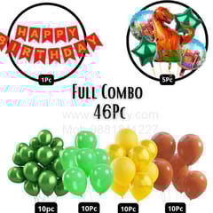 Jurassic Park Theme Balloons Decoration Kit For Kids Happy Birthday With Decoration service at your place
