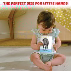ANIMALS Flash Cards for Kids (32 Cards) Fun Learning Toy for 2-6 years