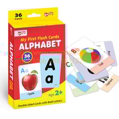My First Alphabets Flash Cards for Kids (36 cards) - Fun Learning Game
