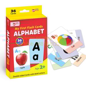 My First Alphabets Flash Cards for Kids (36 cards) - Fun Learning Game