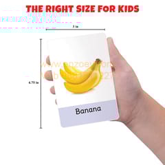My First Fruits Flash Cards for Kids (36 cards) - Fun Learning Game