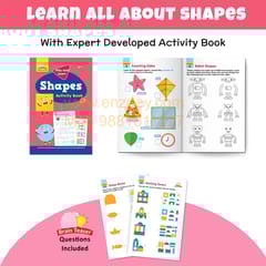 Shapes Puzzle Game for Kids: Play and Learn Puzzle with Activity Book