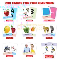 Big Flash Cards for Kids (All-in-One Bundle of 9) - 288 Learning Cards