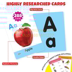 Big Flash Cards for Kids (All-in-One Bundle of 9) - 288 Learning Cards