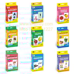 My First Flash Cards for Kids (All-in-One Set): Fun Educational Toy - 324 Cards