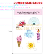Flash Cards Set for Kids: Activity & Maths (64 Write & Wipe Cards with Marker)