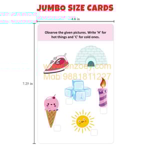 Flash Cards Set for Kids: Activity & Maths (64 Write & Wipe Cards with Marker)
