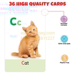 My First Alphabets Flash Cards for Kids (36 cards) - Fun Learning Game