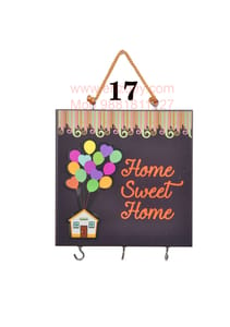 Home Sweet Home Design Key Holder For Wall & Home Decore