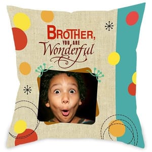 Wonderful Brother Personalized Cushion