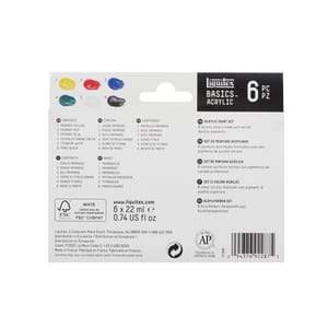BASICS ACRYLIC (6 SHADES X 22 ML)