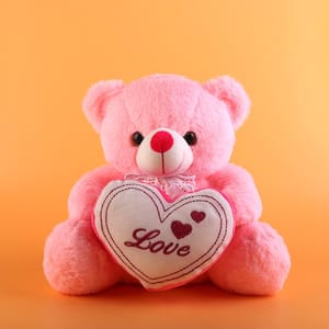 Sweetheart Pink Teddy Soft Toy 30cm  Home Decor , Soft Toy For Kids , Birthday, Anniversary.