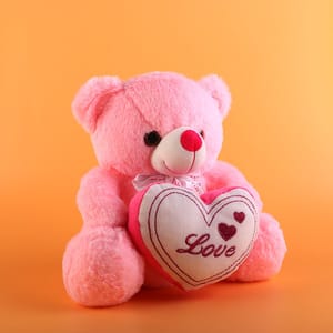 Sweetheart Pink Teddy Soft Toy 30cm  Home Decor , Soft Toy For Kids , Birthday, Anniversary.
