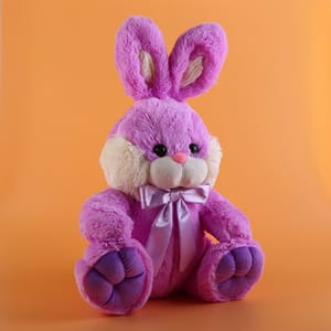 Sitting Bunny Purple Soft Toy 30cm  Home Decor , Soft Toy For Kids , Birthday, Anniversary.