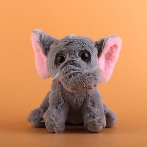 Elephant Sitting Animal Soft Toy Set 18cm Home Decor , Soft Toy For Kids , Birthday, Anniversary, Animal Soft Toy