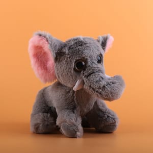 Elephant Sitting Animal Soft Toy Set 18cm Home Decor , Soft Toy For Kids , Birthday, Anniversary, Animal Soft Toy