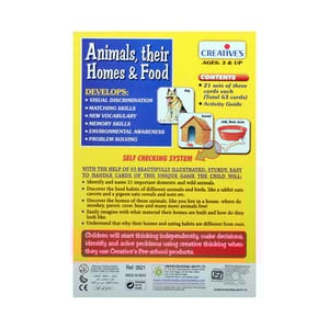 PRE-SCHOOL ANIMALS THEIR HOMES & FOOD