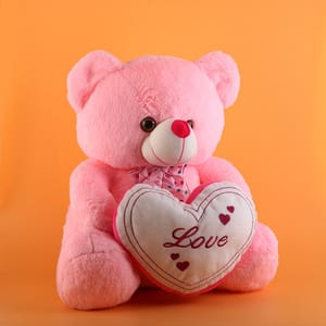 Sweetheart Pink Teddy Soft Toy 50cm Home Decor , Soft Toy For Kids , Birthday, Anniversary, Teddy Bear