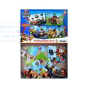 NICKELODEN PAW PATROL 4 PUZZLES IN 1 (18 PCS)
